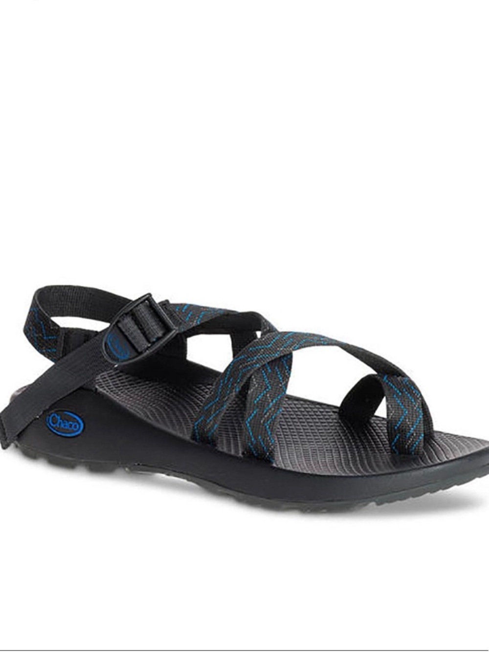 Chaco Men’s 11M Sandals Z2 Classic Black/Blue Picado Blue
